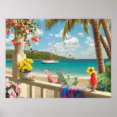 Alan Giana "Island Retreat" Poster (Vorne)