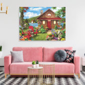 Alan Giana "Lakeside Retreat" Canvas Print Leinwanddruck (Insitu (Wohnzimmer))