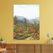 Alan Giana "Misty Mountains" Canvas Print Leinwanddruck (Insitu (Wohnzimmer))