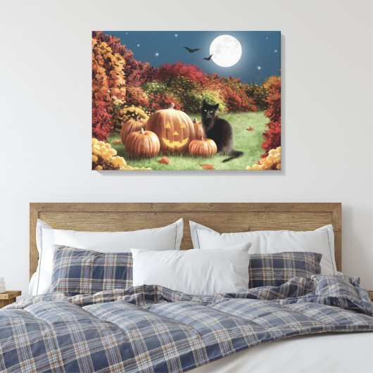 Alan Giana "Mitternacht" Canvas Print Leinwanddruck (Insitu (Schlafzimmer))