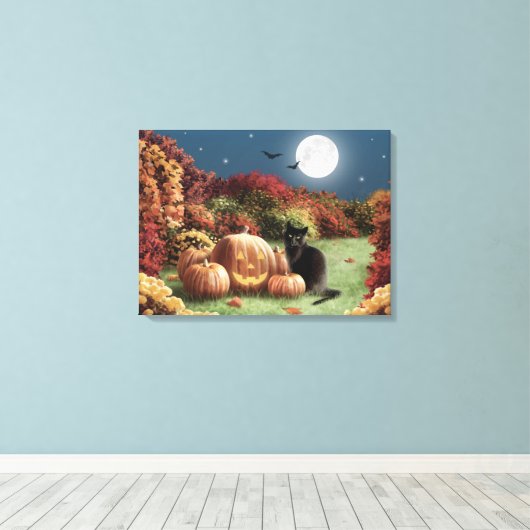 Alan Giana "Mitternacht" Canvas Print Leinwanddruck (Insitu (Holzboden))