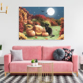 Alan Giana "Mitternacht" Canvas Print Leinwanddruck (Insitu (Wohnzimmer))