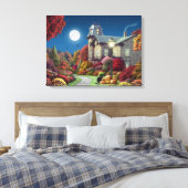 Alan Giana "Moonlight" Canvas Print Leinwanddruck (Insitu (Schlafzimmer))