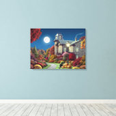 Alan Giana "Moonlight" Canvas Print Leinwanddruck (Insitu (Holzboden))