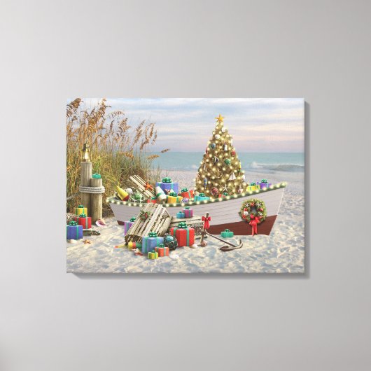 Alan Giana "Nautical Weihnachten" Canvas Print Leinwanddruck (Vorderseite)