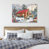 Alan Giana "New Friends" Canvas Print Leinwanddruck (Insitu (Schlafzimmer))