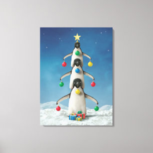 Alan Giana "Oh Penguin Tree" Canvas Print Leinwanddruck