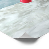 Alan Giana "Oh Penguin Tree" Poster (Ecke)