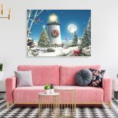Alan Giana "On the Night" Canvas Print Leinwanddruck (Insitu (Wohnzimmer))