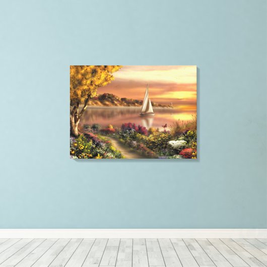 Alan Giana "Onward" Canvas Print Leinwanddruck (Insitu (Holzboden))