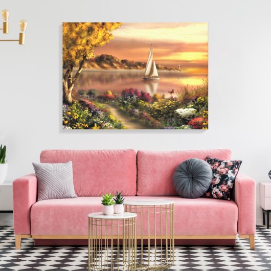 Alan Giana "Onward" Canvas Print Leinwanddruck (Insitu (Wohnzimmer))