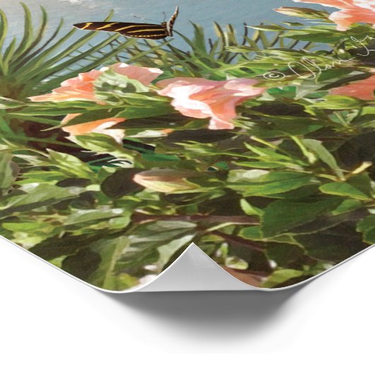 Alan Giana "Pelican Cove" Poster (Ecke)