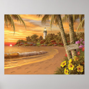 Alan Giana Poster "Tropische Liebe"