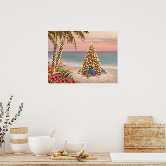 Alan Giana "Presents in Paradise" Poster (Küche)