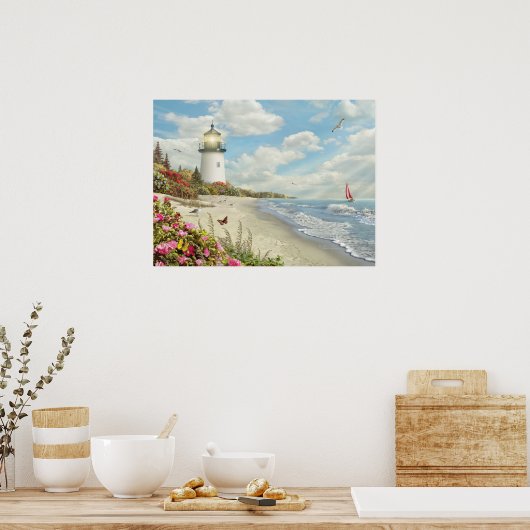 Alan Giana "Rays of Hope 3" Poster (Küche)