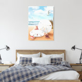 Alan Giana "Sand Dollars" Canvas Print Leinwanddruck (Insitu (Schlafzimmer))