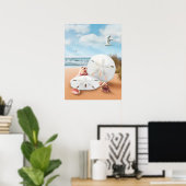 Alan Giana "Sand Dollars" Poster (Heimbüro)