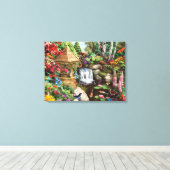 Alan Giana "Secret Garden" Canvas Print Leinwanddruck (Insitu (Holzboden))
