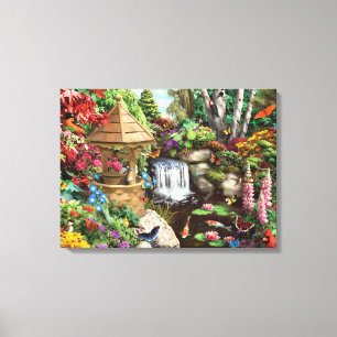 Alan Giana "Secret Garden" Canvas Print Leinwanddruck