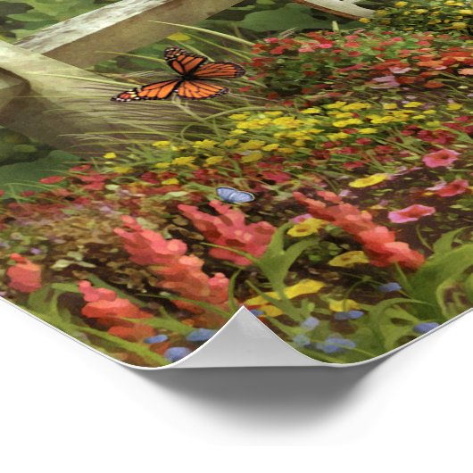 Alan Giana "Silence of the Valley" Poster (Ecke)