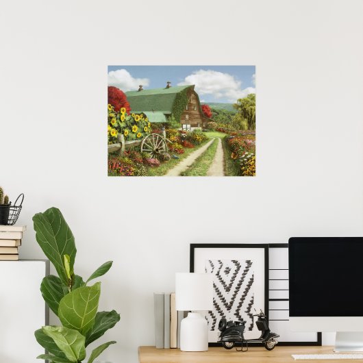 Alan Giana "Silence of the Valley" Poster (Heimbüro)