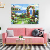 Alan Giana "Silent Wings of Freedom" Canvas Print Leinwanddruck (Insitu (Wohnzimmer))