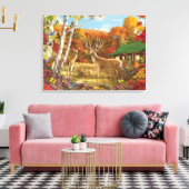 Alan Giana "Somewhere in a Field 3" Canvas Print Leinwanddruck (Insitu (Wohnzimmer))