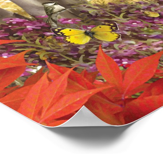 Alan Giana "Somewhere in a Field 3" Poster (Ecke)