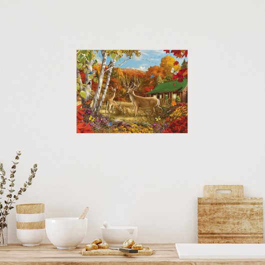 Alan Giana "Somewhere in a Field 3" Poster (Küche)