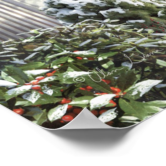 Alan Giana "Still Light of Dawn" Canvas Print Poster (Ecke)