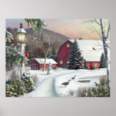 Alan Giana "Still Light of Dawn" Canvas Print Poster (Vorne)