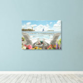 Alan Giana "Summer Escape" Canvas Print Leinwanddruck (Insitu (Holzboden))