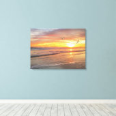 Alan Giana "Sunrise Shore" Canvas Print Leinwanddruck (Insitu (Holzboden))