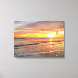 Alan Giana "Sunrise Shore" Canvas Print Leinwanddruck