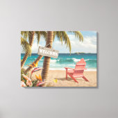 Alan Giana "Welcome to Paradise" Canvas Print Leinwanddruck (Vorderseite)