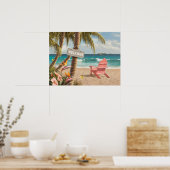 Alan Giana "Welcome to Paradise" Poster (Küche)