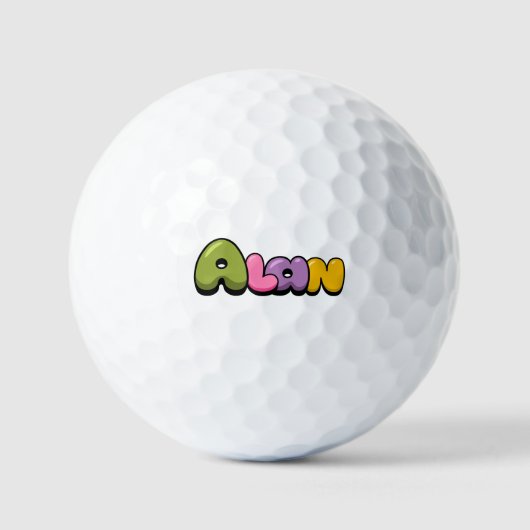 Alan Golfball (Vorderseite)