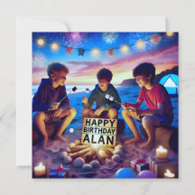 ALAN ~ Happy Birthday ~ Geburtstag Boy ~