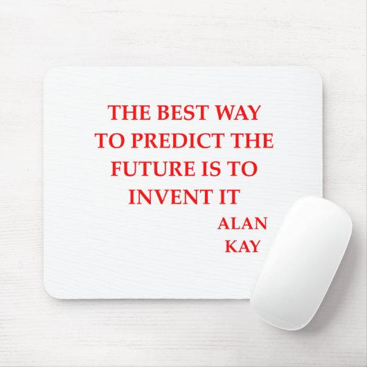 Alan Kay Zitat Mousepad (Mit Mouse)