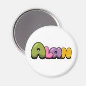 Alan Magnet (Vorderseite/Rückseite)