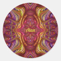ALAN ~ mehrfarbiges Fraktal Design ~