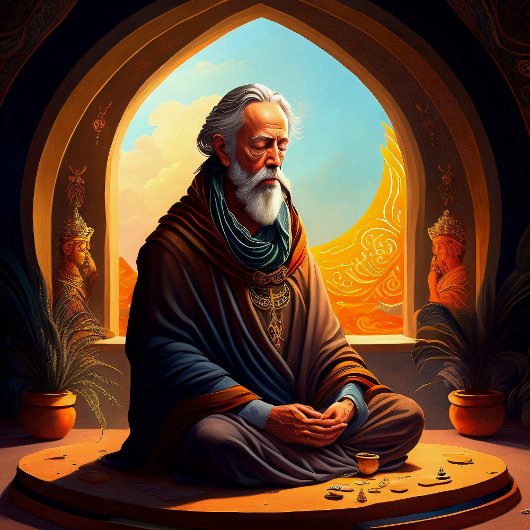 Alan möchte Print meditieren, Werteplakatpapier Poster