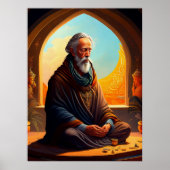 Alan möchte Print meditieren, Werteplakatpapier Poster (Vorne)