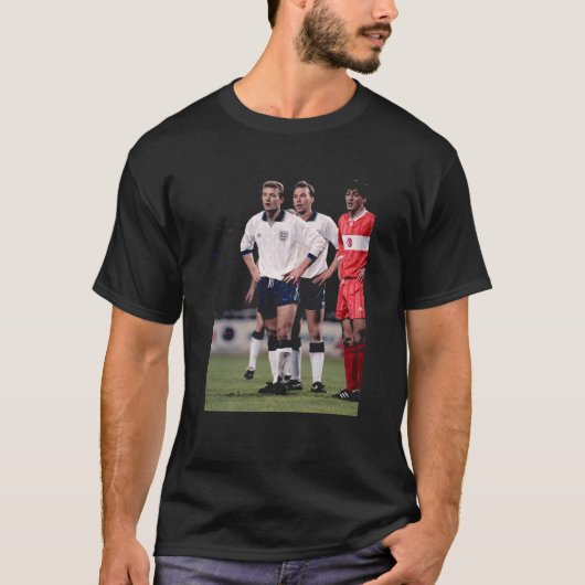 Alan Shearer England / Türkei Weltmeisterschaft Qu T-Shirt (Vorderseite)