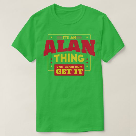 Alan T-Shirt (Design vorne)