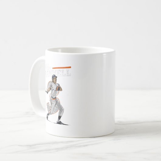 Alan Trammell Retro Kaffeetasse (Vorderseite Links)