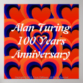 Alan Turing Liebe Poster (Vorne)
