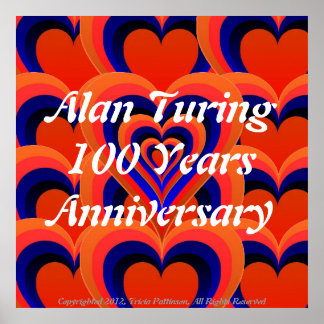 Alan Turing Liebe Poster