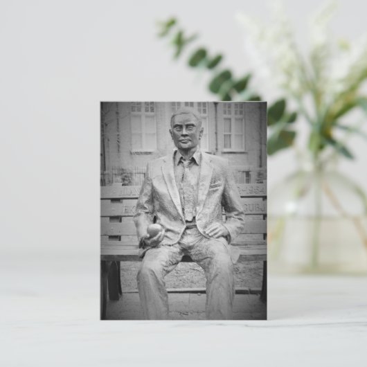 Alan Turing, OBE. Der Vater des modernen Computing Postkarte (Stehend Vorderseite)