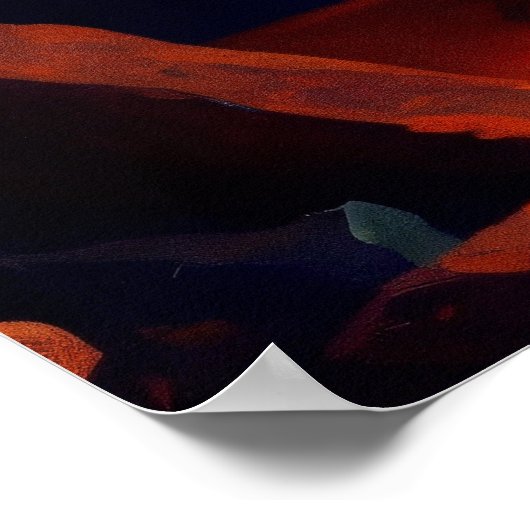 Alan Watt meditating II Print, Value Poster Paper (Ecke)